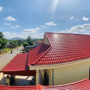 Pleiku-Gia Lai Thi Công Mái Tôn Thái & Mái Vòm Sân Thượng Trọn Gói